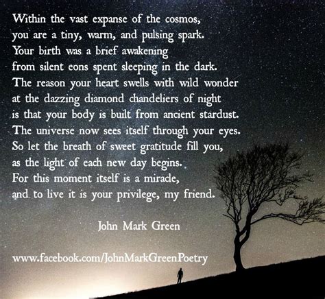 john mark green poems|More.